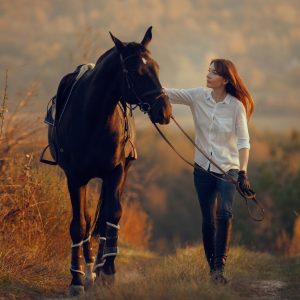 horse riding